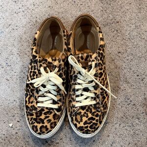 Hush Puppies Leopard Lace-Up Sneakers